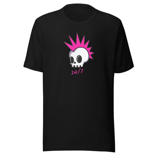 New Punk Rock 24/7 Logo Unisex T-Shirt